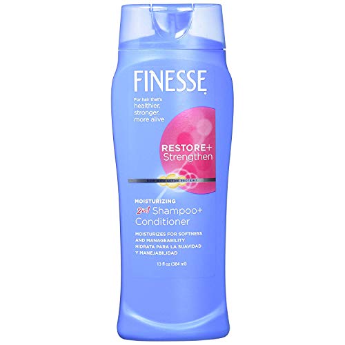 Finesse 2 in 1 Moisturizing Shampoo and Conditioner 13 oz (Pack of 4)