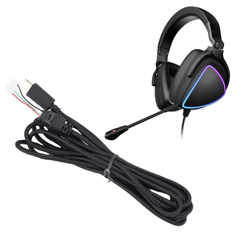 Cable tipo C para auriculares ROG S cable de repuesto OFC 2.5m 4