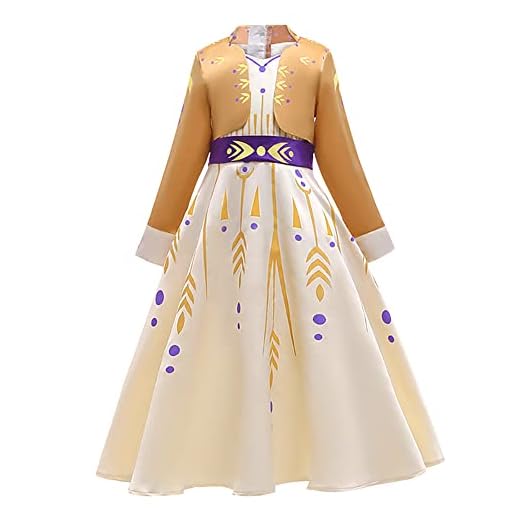 Flicka Frost Elsa Anna Klänning Prinsessa Karneval Cosplay Fin Klä upp Blomma Födelsedag Tutu Snö Drottning Fest Dräkt