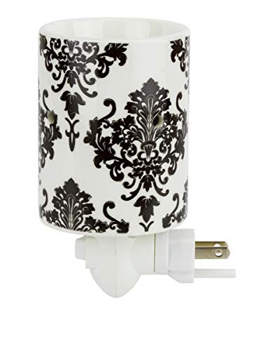 Dawhud Direct Wall Plug-In Wax Warmer For Scented Wax, Ceramic Damask Electric Home Fragrance Warmer For Essential Oils, Candle Wax Melts And Tarts, Scentsy Warmer Night Light #TOP4