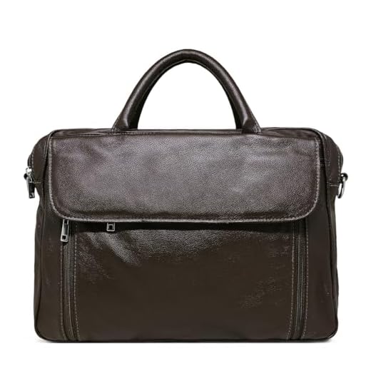 Pasta Executiva Masculina de Couro Relicário - Lab 17 (Marrom Café)