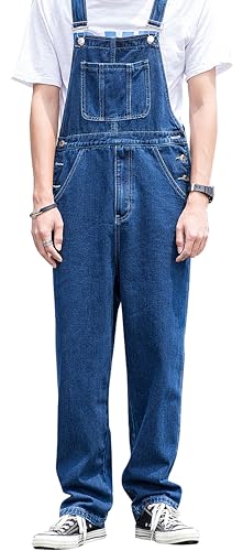 [j] I[o[I[ Y 40-100kgΉ 傫TCY fj TybgJWApc  overalls Ȃ [N} O JbRCC S-5XL ƒ tďH~ (_[Nu[C, XL)