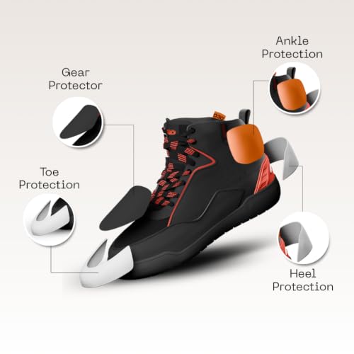 Image of Clan Torque Waterproof D3O Motorcycle Riding Shoes