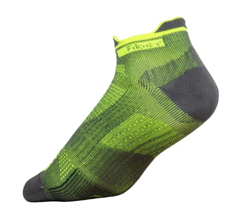Meia Cano Curto de Compressão Esportiva - Fiber Powersox (M, VERDE LIMÃO)