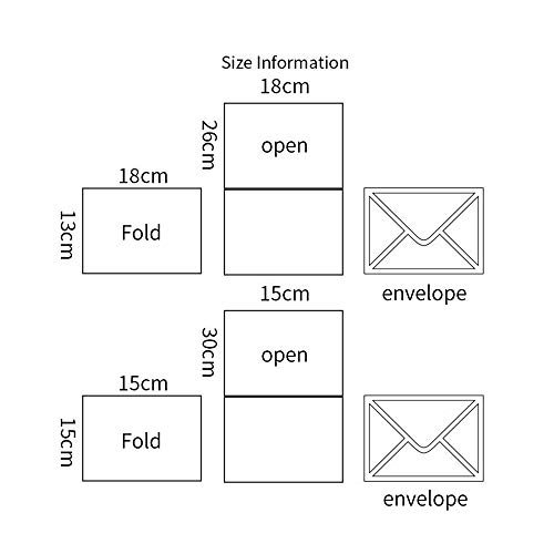Zwbfu 8pcs 5D DIY Diamond Painting Cartões de Natal Halloween Natal Cartões de aniversário com envel