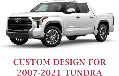 Image of Coverado Tundra Seat Covers, Back Leather Car Seat Covers for Trucks, Automotive Seat Covers Protector Custom Fit 2007-2021 Toyota Tundra(Rear Seat Cover /Gray)