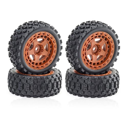 RC���f���A�N�Z�T���[ For Arrma 2S For Typhon For Grom 1/18 4 �z�C�[���n�u�^�C�� RC �N���[���[�Ԃ̃A�b�v�O���[�h���i���f���A�N�Z�T���[�����C�����ꂽ(Brown)
