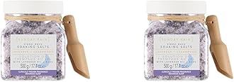 Sunday Rain Sleep Easy Luxury Relaxing Soothing Bath Soaking Salts, Vegan and Cruelty-Free, Lavender and Cedarwood, 500g (Pack of 2)
