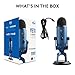 Logitech Creators Blue Yeti USB Microphone for Gaming, Streaming, Podcast, YouTube, Discord, PC, Studio Sound, Plug & Play-Midnight Blue