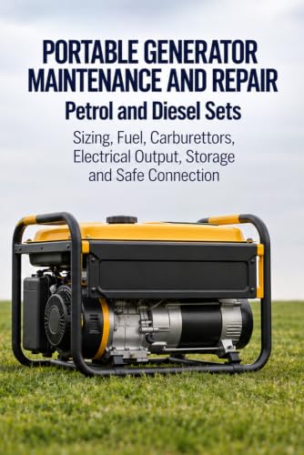 Portable Generator Maintenance and Repair: Petrol and Diesel Sets: Sizing,
