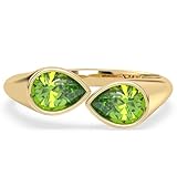 Pierres précieuses riches en péridot : le péridot vert foncé offre un look audacieux et luxueux avec un éclat captivant.