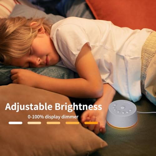 SoundLegend Sleep White Noise Sound Machines 32-Level Volume 30 Sounds 12 Colors Light 5 Timers Adjustable Light Brightness Compact for Everyone Travel Gift Memory Function - Thumbnail 6