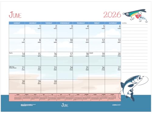 House of Doolittle 2025-2026 Monthly Seasonal Desk Pad Calendar, Academic, 22 x 17 Inches, July - June (HOD1395-26) - Image 13