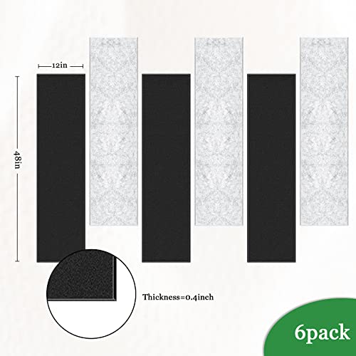 Bubos Art Acoustic Panels,48“X12”Inch Premium Acoustical Wall Panel,Better Than Foam, Decorative Sound Absorbing Panel For Walls, Studio Acoustic Treatment. Soundproof Wall Panel #TOP1