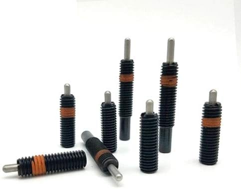 Ochoos 1pcs M12 Light Duty Spring Plunger Telescopic Spring pin Carbon Steel Locating Allen pins Inner Hexagon Bolt 5mm-20mm Length - (Dimensions: M12x15mm)
