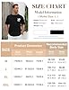 heekpek Mens T Shirt Cotton T-Shirts for Men Short Sleeve Tops Crew Neck Graphic Printed Tee, A Black, XL #5
