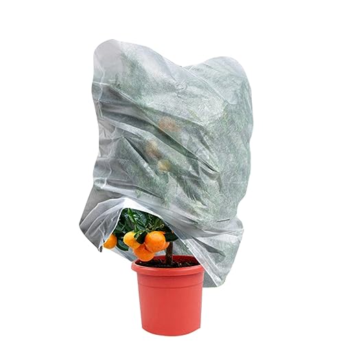 A2ZWORLD Capucha protectora para plantas y flores, saco de protección para árboles de invierno, TNT 17 g/m², protección anticongelante para árboles y flores (1 unidad, 150 x 360 cm)