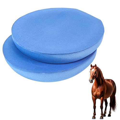 Dkaikai Insert Pad for Horses Hoof Boots Closed-Cell EVA Comfort Pad with 2-Degree Wedge Compatible with Cloud Hoof Boots Size 3