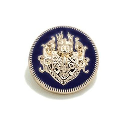 10PCS Clothes Buttons, Fashion Sewing Button Round Shaped Metal Button Set for Men Women Blazer Coat, Uniform, Shirt - Image 2