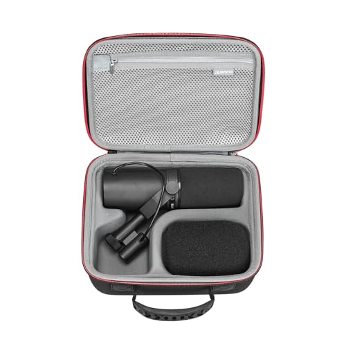 RLSOCO Tasche für Shure SM7B Dynamisches Gesangsmikrofon/Shure MV7/MV7X XLR Podcast Microphone