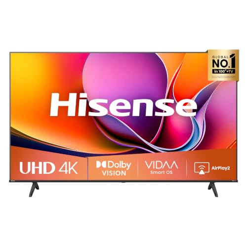 Hisense Smart TV 65" 4K Ultra HD 2025 65A6Q, Smart TV VIDAA U8, Dolby Vision, HDR 10, Game Mode Plus, Alexa Built-in, VIDAA Voice, Tuner DVB-T2/S2 HEVC 10, lativù 4K, 65'', 2025 LED