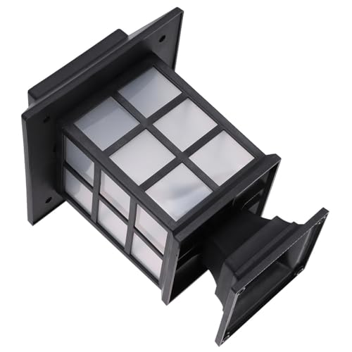 Lampe solaire pilier aménagement paysager extérieur LED étanches lot de 2