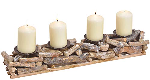 matches21 Adventsgesteck rustikal Holz Altholz Treibholz Wurzeln...