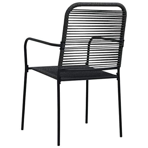 Chaises de jardin en corde fauteuil extérieur résistant intempéries balcon terrasse