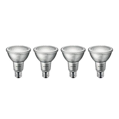 Philips LED Classic Glass Dimmable PAR30L 40-Degree Spot Light Bulb: 850-Lumen, 3000-Kelvin, 10-Watt (75-Watt Equivalent), E26 Base, Bright White, 4-Pack