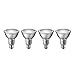 Philips LED Indoor/Outdoor Classic Glass Dimmable PAR30L 40-Degree Spot Light Bulb: 850-Lumen, 3000-Kelvin, 10-Watt (75-Watt Equivalent), E26 Base, Bright White, 4-Pack