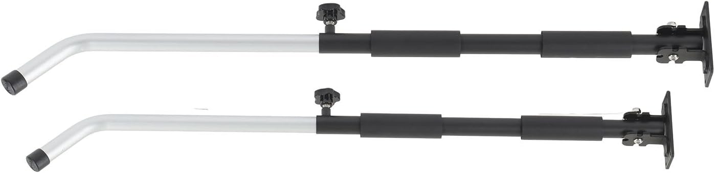 Adjustable Wall Rack 62-102cm Aluminum Alloy - 40KG Capacity Heavy-Duty Retractable Storage Bracket Toolbox, Luggage, Canoe & Surfboards