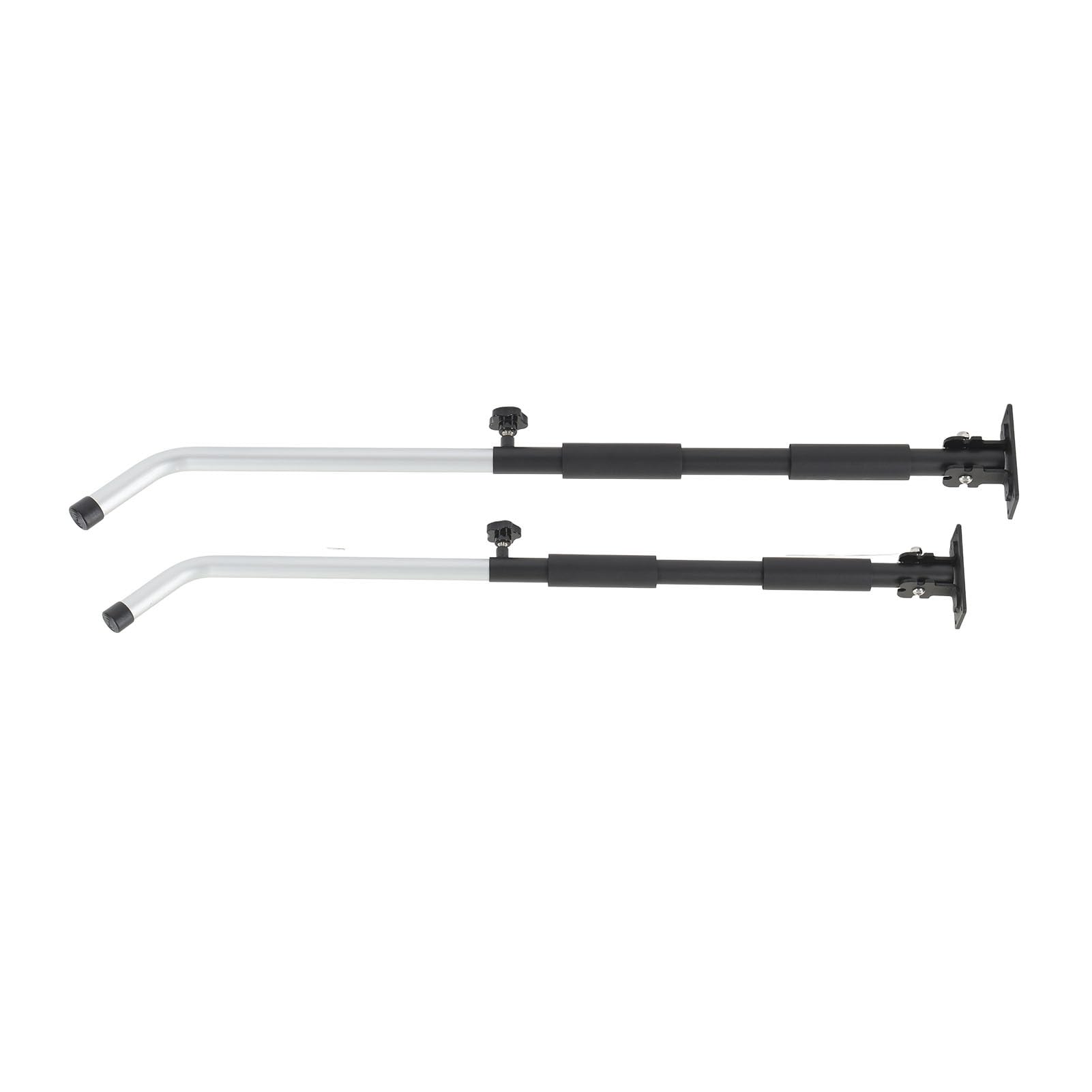 Stojak do montażu na ścianie Regulowany, wytrzymały wspornik ze stopu aluminium do skrzynki narzędziowej Kajak, kajak, schowek w garażu 40 kg Nośność 62 cm do 102 cm Chowany