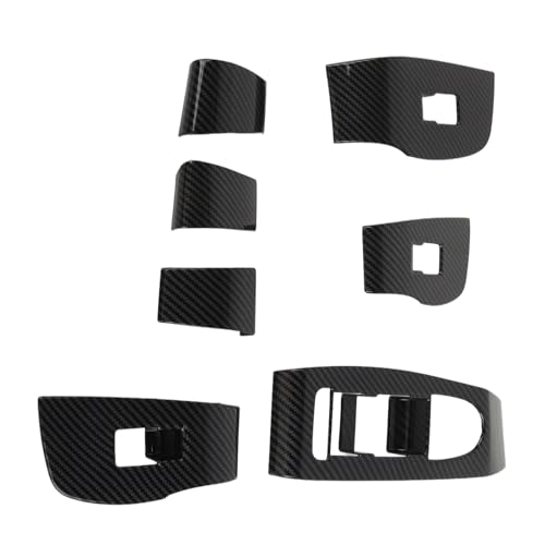 Couvercle de commutateur de fenêtre look carbone pour trajets en CX-30