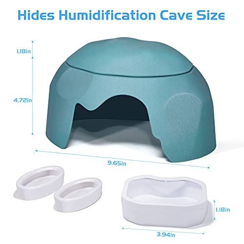 Fischuel Reptile Hides Humidification Cave Help Your Pets Shedding , A Damp Hideout with Natural Rock designto, Suitable… - Image 6
