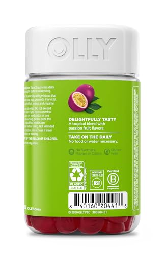 Image of OLLY Daily Energy, Caffeine Free, 300 mcg Vitamin B12, CoQ10-120 Count (Pack of 12)
