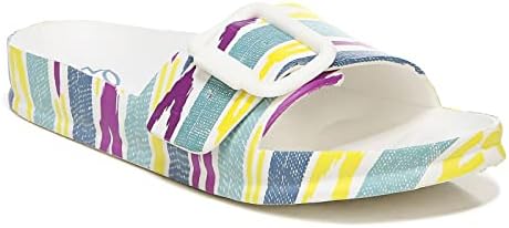 Zodiac Women's Desert Slides Sandal, White Multi, 9 | Image 3