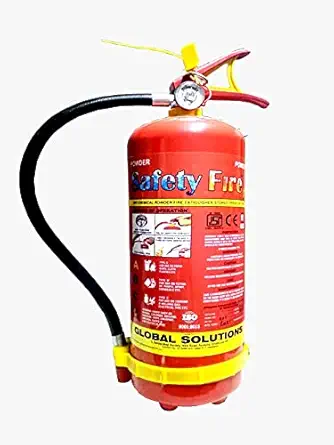 SAFETY FIRE ABC Powder Type 6 Kg Fire Extinguisher (PACK OF 3)