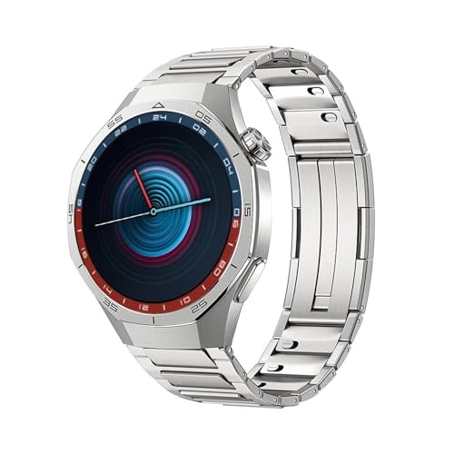 [PLYYQZM] Hua wei ɍ Watch GT5 GT4 GT3 2E 46mmp22mmXeXX`[XgbvAHUA WEI ɍ GT 5Pro 3/4Pro ohpY^NuXbgɓKp(Silver,For 