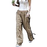 Jogpants Hosen Damen,Bunte Jeanshosen seltsame Overalls Frauen Damen Hosen Marie Hosen Bundeswehr Hosen Damen Jeansrock Cargohose jins Hosen Damen Haremshose Damen Stooker Hosen(Khaki-h,L)