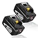 Produktbild 2X TOPBATT 18V Akku Ersatz BL1860B für Makita Akku 18V BL1850B BL1860B BL1830B BL1840B BL1840 BL1830 BL1820 BL1815 BL1850 Schnurlose Elektronik mit LED-Anzeigen