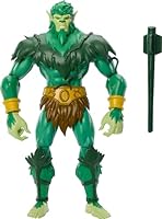 Masters of the Universe Origins Action Figure 200X Cartoon Collection Moss Man, 5.5 Inch 1980s MOTU TV Hero, Detailed Design & Mace, Camouflaged Spy, JHJ96