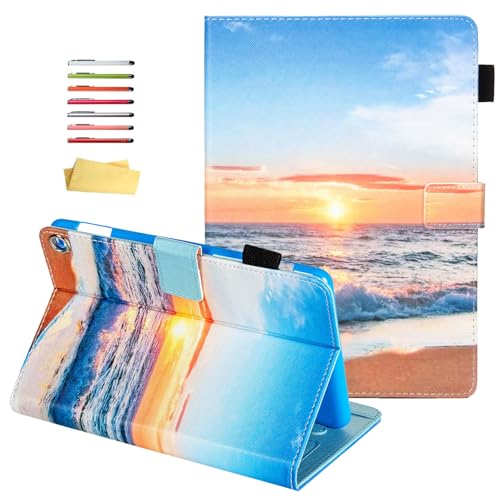 UUcovers 8�C���` Kindle Fire HD 8 2020 and Fire HD 8 2020 Plus �^�u���b�g�P�[�X (��10���� 202020�N����) �X�^���h�y��PU���U�[ �O�܂�J�o�[ �n�[�h�t�H���I�V�F�� �����X���[�v/�X���[