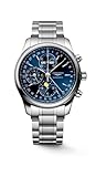 Longines Master Collection Moon Phase Chronograph Automatic Sunray Blue Dial Orologio da uomo L2.773.4.92.6, Cronografo
