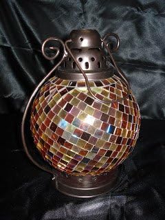 Retired Partylite Global Fusion Lantern Candle Holder (P9238)