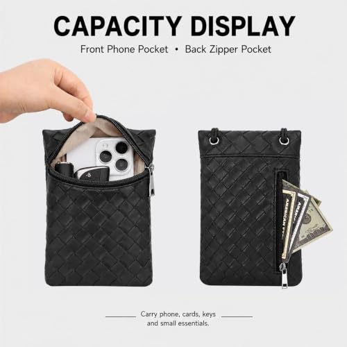 Image of Small Crossbody Women Cell Phone Purse Wallet Bag With Shoulder Strap