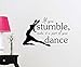 Wall Vinyl Decal If you stumble make it a part of your dance cheerleader inspirational family love vinyl quote saying wall art lettering sign room decor