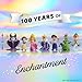 Disney100 Years of Enchantment Celebration Collection Limited Edition 7-piece Figure Pack, Kids Toys for Ages 3 Up by Just Play