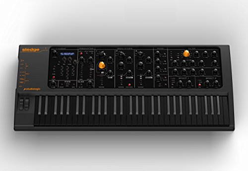 Studiologic Sledge 2 Black Edition Synthesizer With 61-Key Semi-Weighted Keyboard #TOP1