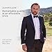 Alton Lane Mercantile Tuxedo Tailored Fit - Premium Quality Tuxedo for Men, Stylish and Elegant Formal Suit for Men, Raven Black, 40R