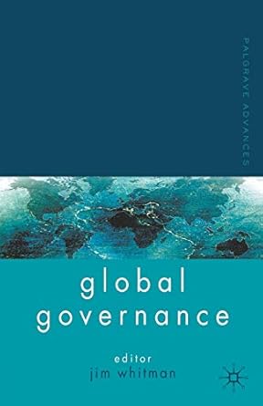 Palgrave Advances in Global Governance